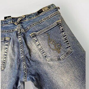 Baby Phat Rhinestone Flare Jeans – Y2K Vintage
